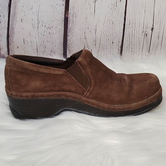 KLOGS MISSION MOCHA MOLE EMBROIDERED LEATHER SUEDE SHOES WOMENS SIZE 7M - Picture 16 of 17